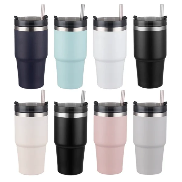 20 oz Vacuum Tumbler With Straw VN-5370