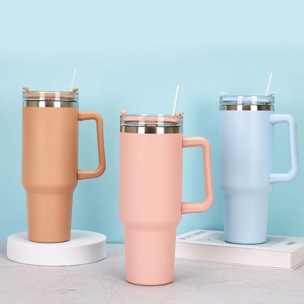 40 oz Vacuum Tumbler  With Handle VN-5403 - 图片 3