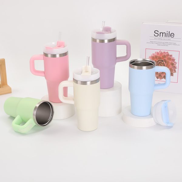 40 oz Vacuum Tumbler  With Handle VN-5402 - 图片 4