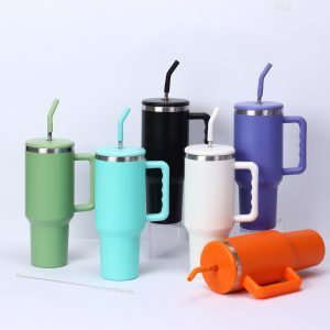 40 oz Vacuum Tumbler  With Handle VN-5405