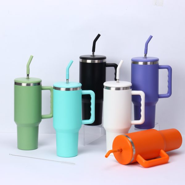 40 oz Vacuum Tumbler  With Handle VN-5405