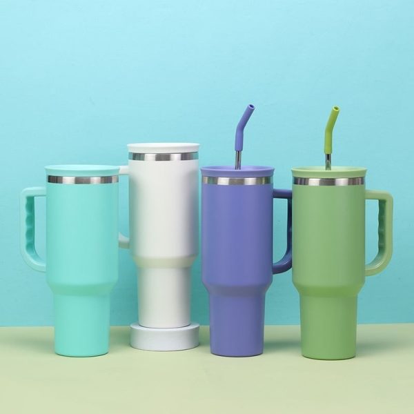 40 oz Vacuum Tumbler  With Handle VN-5408