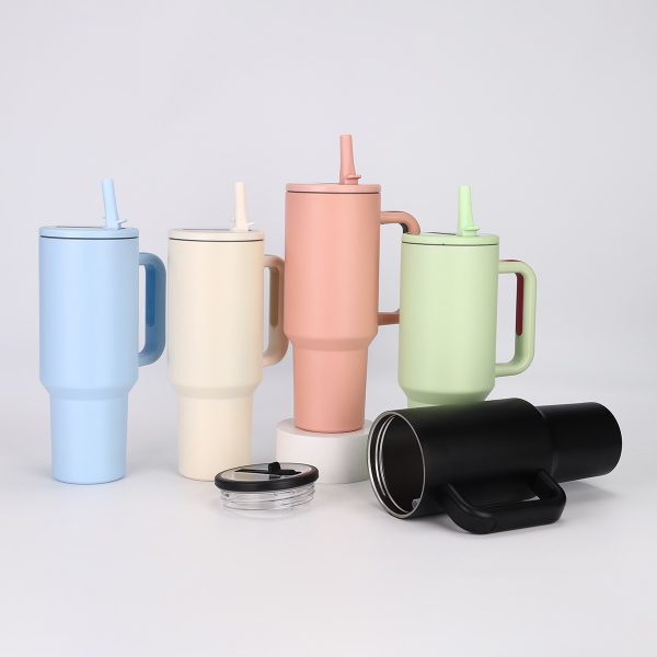 40 oz Vacuum Tumbler  With Handle VN-5409 - 图片 2