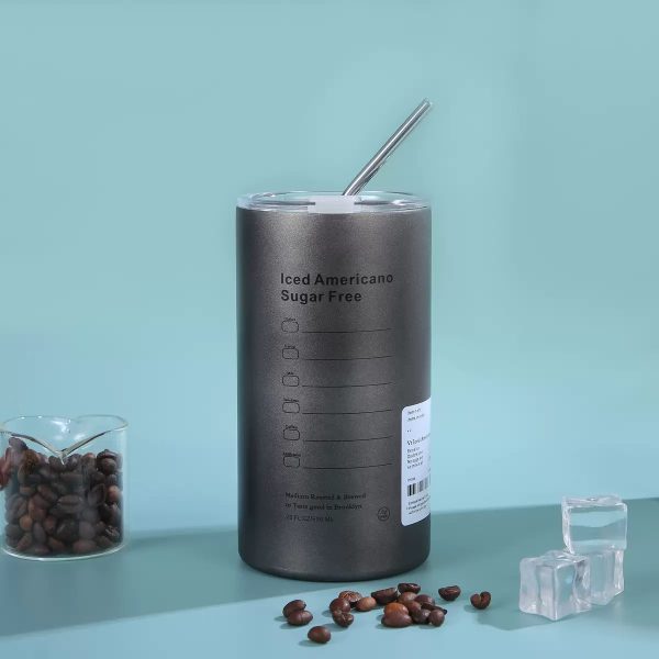 Vacuum Tumbler With Straw VN-2006 VN-2008 - 图片 2