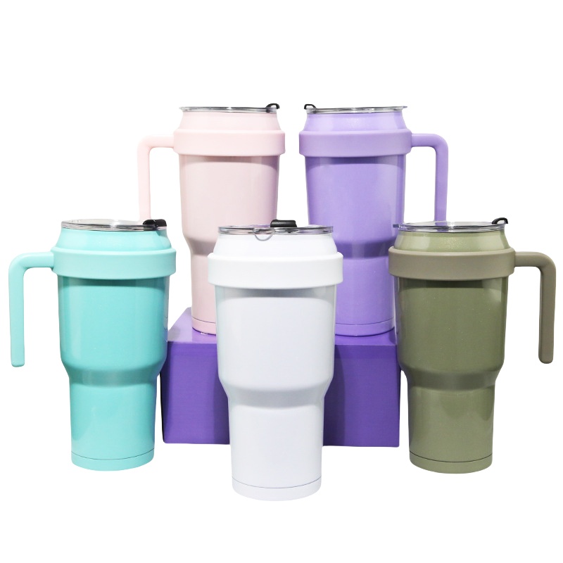 40 oz Vacuum Tumbler  With Handle VN-5421
